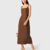 Linen blend maxi dress Linen blend maxi dress