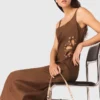 Linen blend maxi dress Linen blend maxi dress