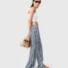 Linen blend sailor trousers