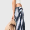 Linen blend sailor trousers