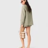 Linen blend suit jacket