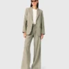 Linen-blend suit trousers Linen-blend suit trousers