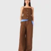 Linen blend top Linen blend top