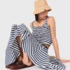 Linen-blend top