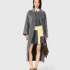 Long double-faced rhinestone coat Long double-faced rhinestone coat