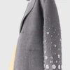 Long double-faced rhinestone coat Long double-faced rhinestone coat