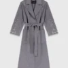 Long double-faced rhinestone coat Long double-faced rhinestone coat
