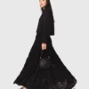 Long embroidered skirt Long embroidered skirt