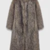 Long faux fur coat Long faux fur coat