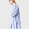 Long poplin blouse Long poplin blouse