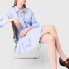 Long poplin blouse Long poplin blouse