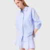 Long poplin blouse Long poplin blouse