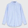 Long poplin blouse Long poplin blouse