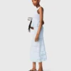 Long ruffled knit skirt Long ruffled knit skirt