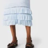 Long ruffled knit skirt Long ruffled knit skirt
