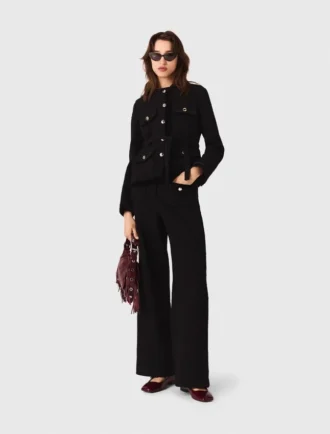 Long tweed jacket