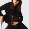 Long tweed jacket