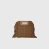 M mini bag in suede leather M mini bag in suede leather