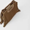 M mini bag in suede leather M mini bag in suede leather