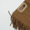 M mini bag in suede leather M mini bag in suede leather