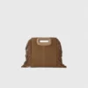 M mini bag in suede leather M mini bag in suede leather