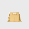 Matte crackled leather M Mini bag