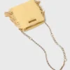 Matte crackled leather M Mini bag