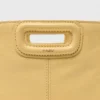 Matte crackled leather M Mini bag