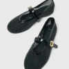 Mesh ballet flats