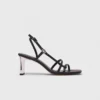 Metallic heel strappy sandals Metallic heel strappy sandals