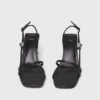 Metallic heel strappy sandals Metallic heel strappy sandals