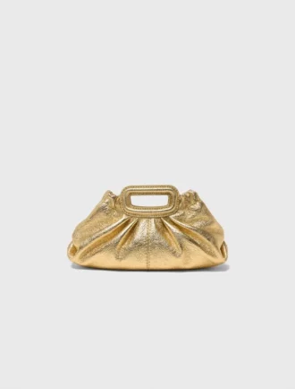 Metallic leather Milpli mini Clutch Metallic leather Milpli mini Clutch