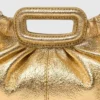 Metallic leather Milpli mini Clutch Metallic leather Milpli mini Clutch