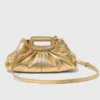 Metallic leather Milpli mini Clutch Metallic leather Milpli mini Clutch