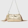 Metallic leather Miss M clutch bag Metallic leather Miss M clutch bag