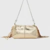 Metallic leather Miss M clutch bag Metallic leather Miss M clutch bag