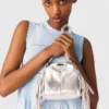 Metallic leather Miss M micro bag Metallic leather Miss M micro bag