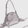 Metallic leather Miss M micro bag Metallic leather Miss M micro bag