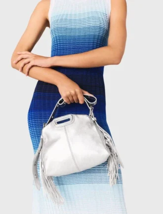 Metallic leather Miss M Mini bag