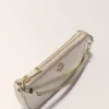 Metallic leather Sarah clutch bag Metallic leather Sarah clutch bag