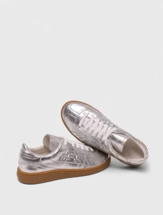 Metallic leather sneakers Metallic leather sneakers