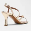Metallic multi-strap sandals Metallic multi-strap sandals