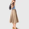 Mid-length cotton skirt Mid-length cotton skirt