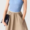 Mid-length cotton skirt Mid-length cotton skirt