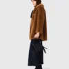 Mid-length faux fur coat Mid-length faux fur coat