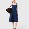 Midi denim dress Midi denim dress