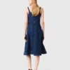 Midi denim dress Midi denim dress