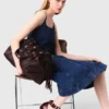 Midi denim dress Midi denim dress