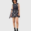 Mini bandana print dress Mini bandana print dress
