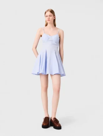 Mini cotton babydoll dress